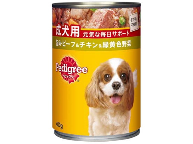 ペディグリー ＢＦ＆チキン＆野菜缶４００ｇ □お取り寄せ品 【購入入数２４個】