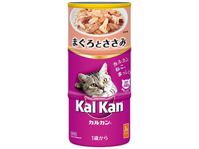 カルカン １歳からまぐろとささみ１６０ｇ×３ □お取り寄せ品 【購入入数１８個】