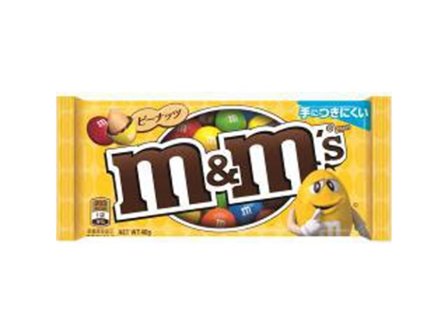 ｍ＆ｍ’ｓ ピーナッツ シングル４０ｇ △ 【購入入数１２個】