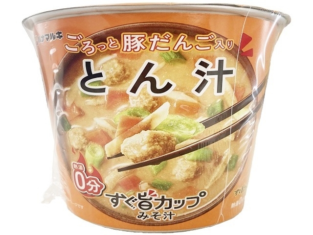 ハナマルキ すぐ旨カップみそ汁とん汁 【今月の特売 調味料】 △ 【購入入数６個】