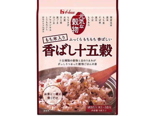 ハウス食品 元気な穀物香ばし十五穀１８０ｇ  【購入入数１０個】
