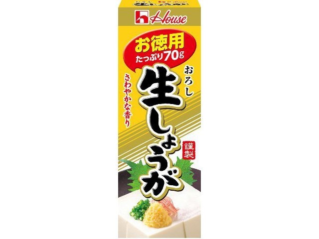ハウス食品 おろし生しょうがお徳用７０ｇ □お取り寄せ品 【購入入数６０個】