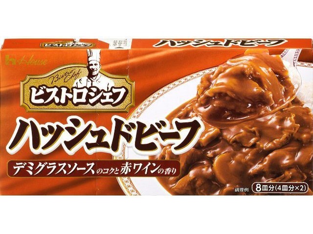 ハウス食品 ビストロシェフハッシュドビーフ １５４ｇ □お取り寄せ品 【購入入数６０個】