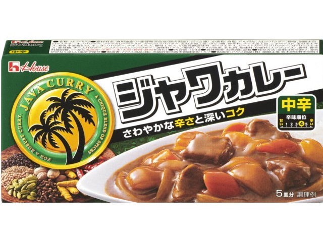 ハウス食品 ジャワカレー中辛 １０４ｇ □お取り寄せ品 【購入入数１２０個】