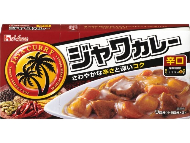 ハウス食品 ジャワカレー辛口 １８５ｇ △ 【購入入数１０個】
