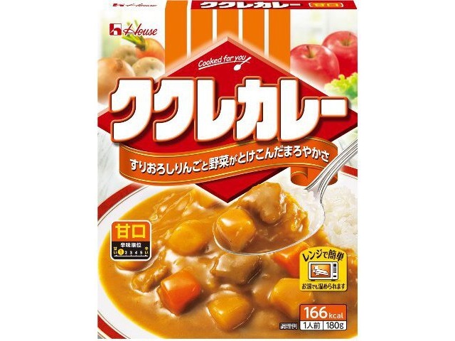 ハウス食品 ククレカレー 甘口１８０ｇ □お取り寄せ品 【購入入数６０個】