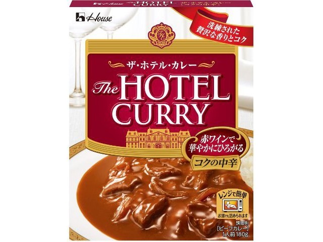 ハウス食品 ザ・ホテル・カレーコクの中辛 １８０ｇ □お取り寄せ品 【購入入数６０個】