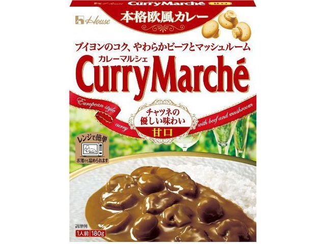 ハウス食品 カレーマルシェ甘口 １８０ｇ □お取り寄せ品 【購入入数６０個】