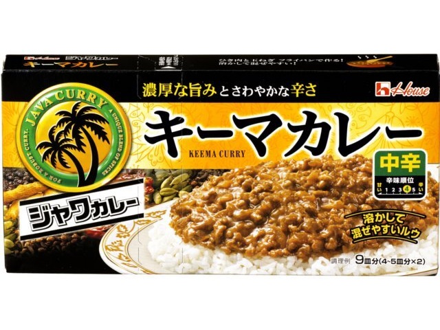 ハウス食品 ジャワカレー キーマカレー中辛１７６ｇ □お取り寄せ品 【購入入数６０個】