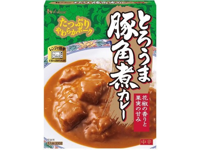 ハウス食品 とろうま豚角煮カレー＜中辛＞２００ｇ □お取り寄せ品 【購入入数６０個】