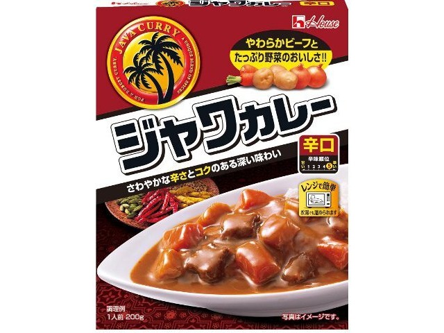 ハウス食品 レトルトジャワカレー辛口２００ｇ □お取り寄せ品 【購入入数６０個】