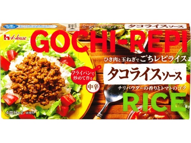 ハウス食品 ごちレピライス タコライスソース１４０ｇ □お取り寄せ品 【購入入数６０個】