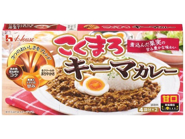 ハウス食品 こくまろキーマカレールウ甘口 １４８ｇ □お取り寄せ品 【購入入数６０個】