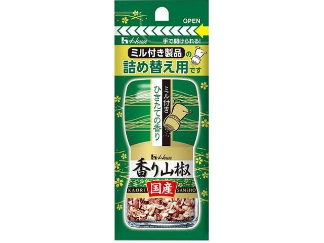 ハウス食品 香り山椒国産袋入り７ｇ □お取り寄せ品 【購入入数１２０個】