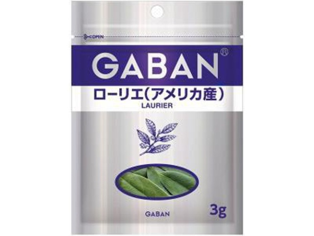 ＧＡＢＡＮ ３ｇローリエホール袋（アメリカ産） □お取り寄せ品 【購入入数８０個】