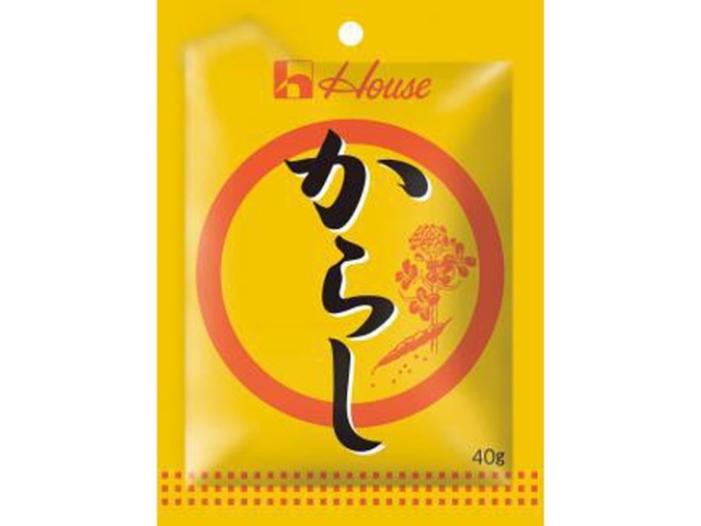ハウス食品 からし 袋入り４０ｇ □お取り寄せ品 【購入入数１２０個】