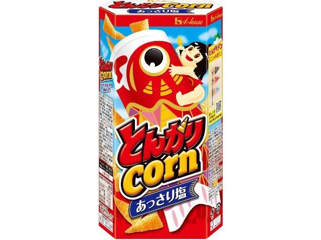 ハウス食品 とんがりコーンあっさり塩６８ｇこどもの日 【新商品 4/3 発売】 △ 【購入入数１０個】