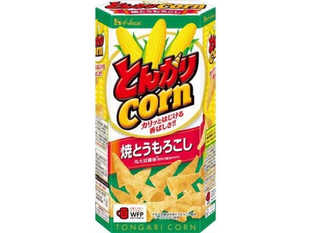 ハウス食品 とんがりコーン 焼とうもろこし６８ｇ  【購入入数１０個】