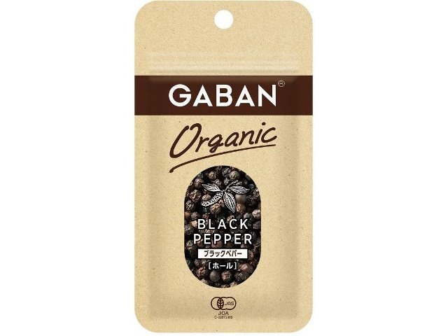 ギャバン オーガニック ブラックペパーホール１３ｇ □お取り寄せ品 【購入入数１０個】