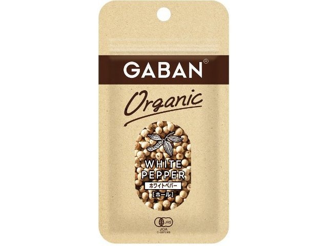 ギャバン オーガニック ホワイトペパーホール１０ｇ □お取り寄せ品 【購入入数１０個】