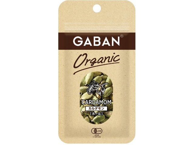 ギャバン オーガニック カルダモンホール８．５ｇ □お取り寄せ品 【購入入数１０個】