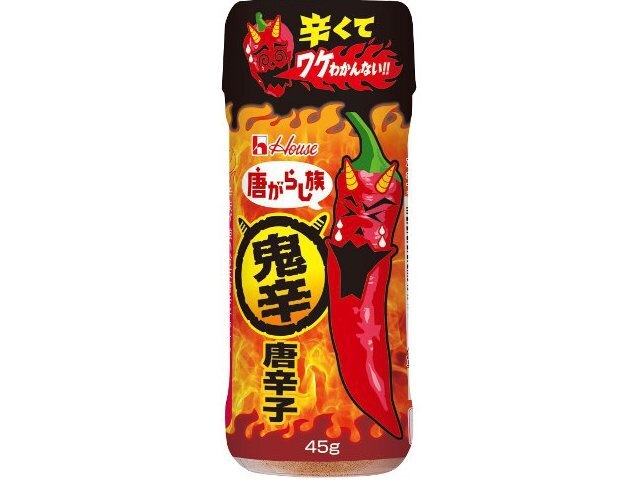 ハウス食品 唐がらし族 鬼辛４５ｇ □お取り寄せ品 【購入入数４０個】