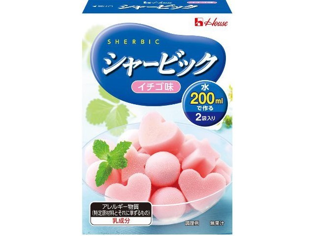 ハウス食品 シャービック イチゴ味８６ｇ □お取り寄せ品 【購入入数６０個】