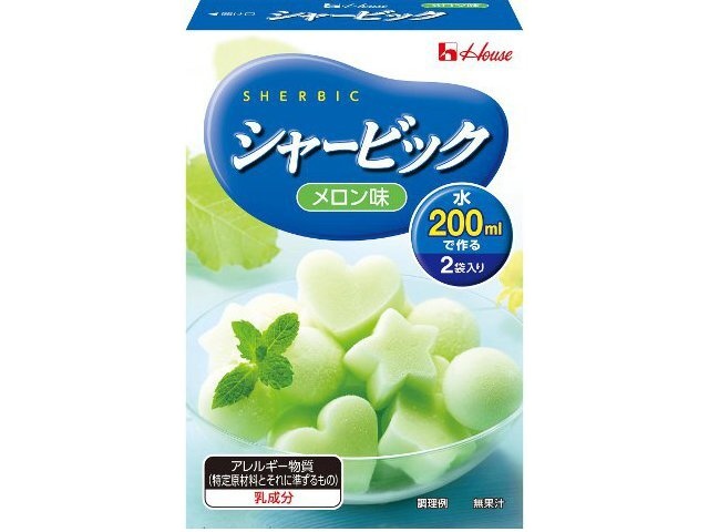 ハウス食品 シャービック メロン味８６ｇ □お取り寄せ品 【購入入数６０個】
