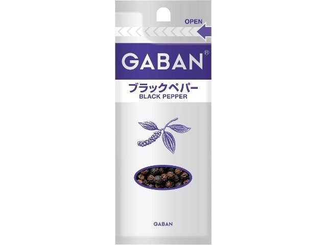 ＧＡＢＡＮ ブラックペパーホール袋１７ｇ □お取り寄せ品 【購入入数８０個】