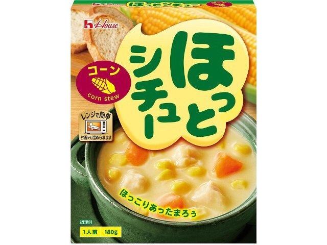 ハウス食品 ほっとシチュー コーン１８０ｇ □お取り寄せ品 【購入入数６０個】