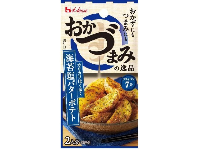 ハウス食品 おかづまみの逸品 海苔塩バターポテト □お取り寄せ品 【購入入数８０個】