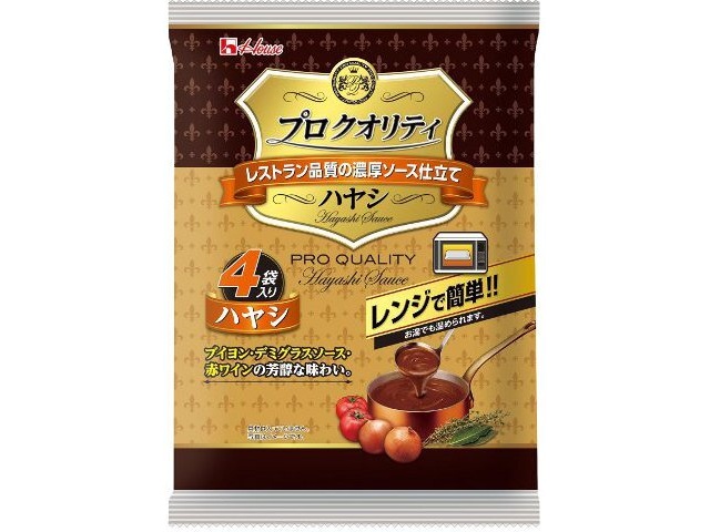 ハウス食品 プロクオリティ ハヤシ４袋入り △ 【購入入数６個】