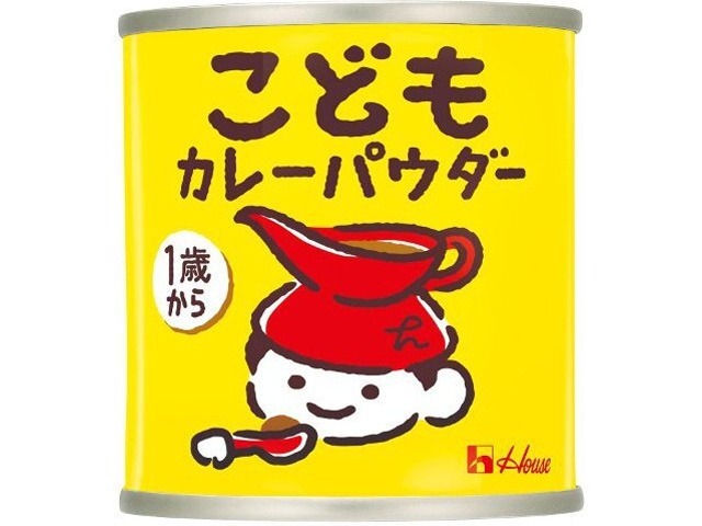 ハウス食品 こどもカレーパウダー 缶３５ｇ △ 【購入入数１０個】
