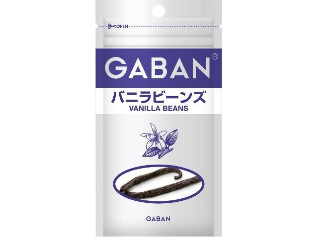 ＧＡＢＡＮ バニラビーンズ１本袋 【新商品 2/9 発売】 □お取り寄せ品 【購入入数８０個】