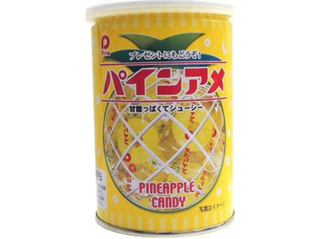 パイン パインアメ缶 ９０ｇ □お取り寄せ品 【購入入数１２個】