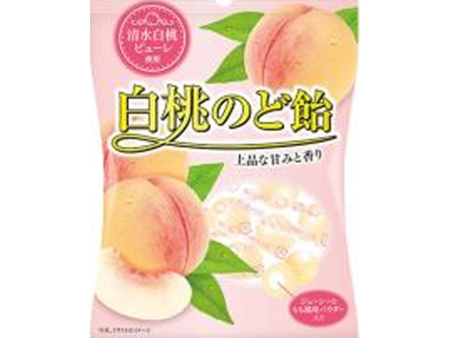 パイン 白桃のど飴 ６５ｇ △ 【購入入数１０個】