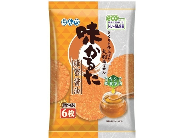 ぼんち ６枚味かるた蜂蜜醤油 【今月の特売 菓子】 □お取り寄せ品 【購入入数１２個】