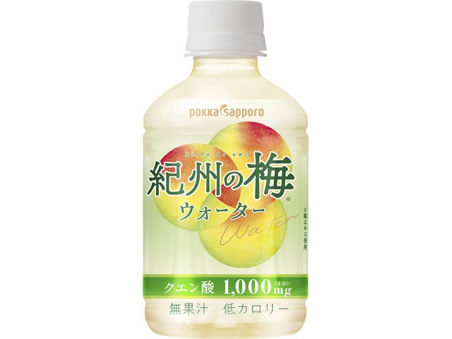 ポッカサッポロフード 紀州の梅ウォーター Ｐ２７０ｍｌ 【今月の特売 飲料水】 □お取り寄せ品 【購入入数２４個】