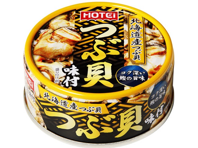 ホテイ つぶ貝味付 ９０ｇ △ 【購入入数１２個】