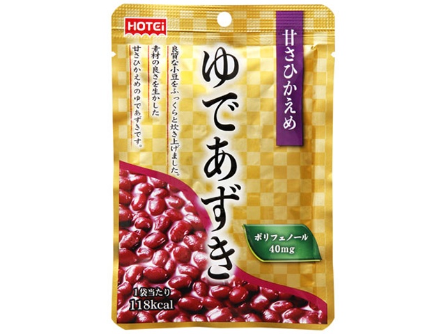 ホテイ ゆであずき パウチ９０ｇ □お取り寄せ品 【購入入数２４個】