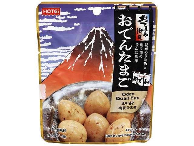 ホテイ おつまみ街道 おでんたまご４５ｇ △ 【購入入数４８個】