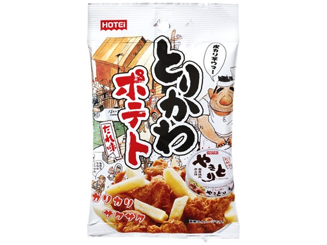 ホテイ とりかわポテト たれ味 【新商品 3/1 発売】 □お取り寄せ品 【購入入数１００個】