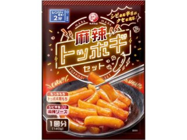 ブルドック 麻辣トッポギセット１４０ｇ □お取り寄せ品 【購入入数３０個】