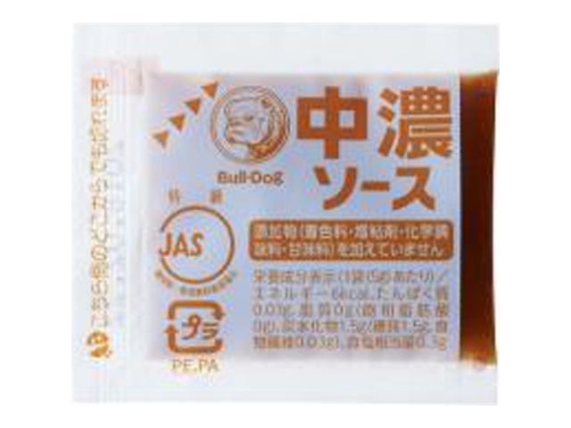 ブルドック 中濃ソース 透明小袋５ｇ業務用 □お取り寄せ品 【購入入数１０００個】