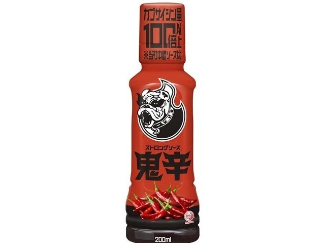 ブルドック ストロングソース 鬼辛２００ｍｌ 【新商品 2/6 発売】 □お取り寄せ品 【購入入数２０個】