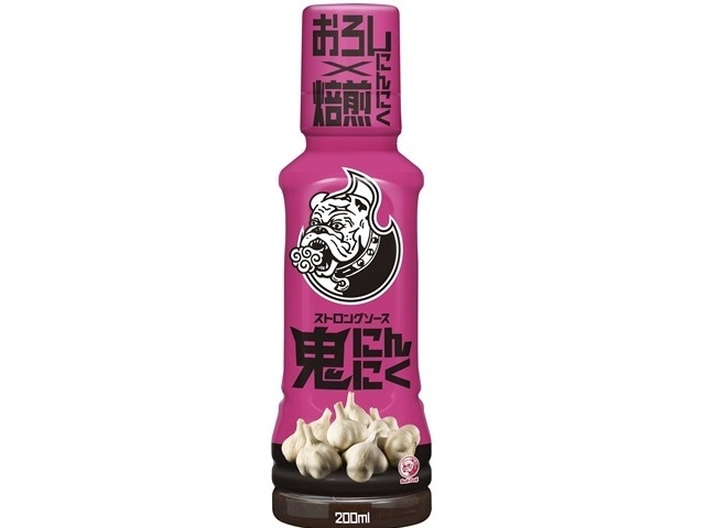 ブルドック ストロングソース 鬼にんにく２００ｍｌ 【新商品 2/6 発売】 □お取り寄せ品 【購入入数２０個】