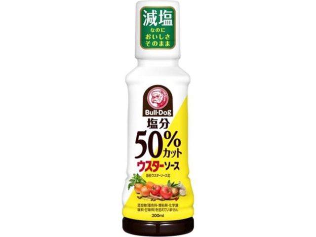 ブルドック 塩分５０％カットウスター２００ｍｌ □お取り寄せ品 【購入入数２０個】