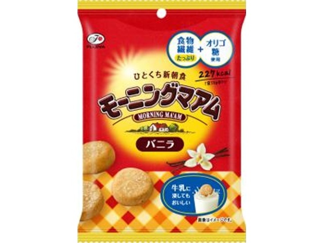 不二家 モーニングマアム バニラ５０ｇ △ 【購入入数１０個】【数量限定】◇