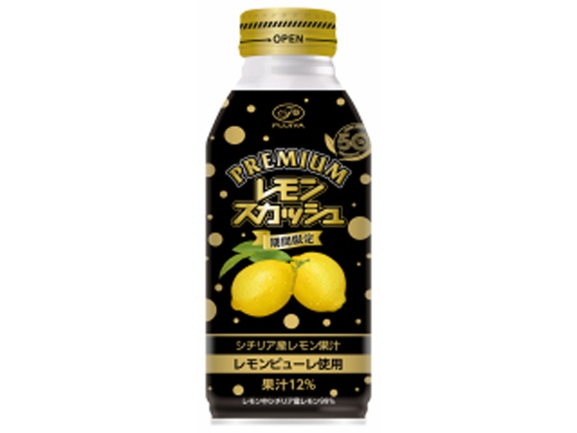 不二家 プレミアムレモンスカッシュ ３８０ｍｌ □お取り寄せ品 【購入入数２４個】
