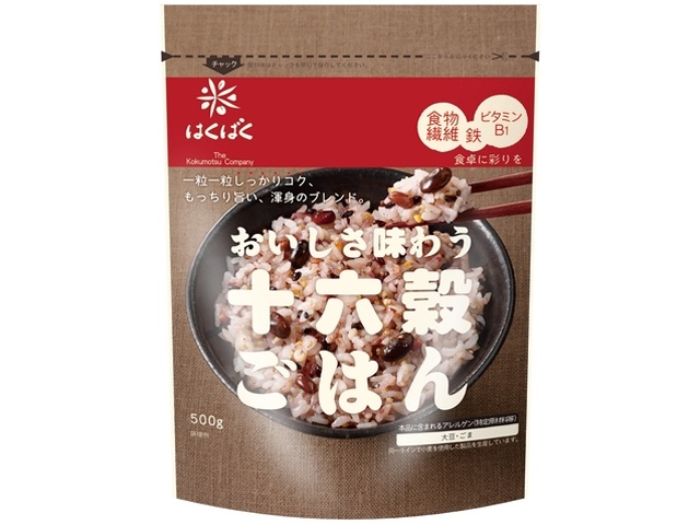 はくばく 十六穀ごはん５００ｇ □お取り寄せ品 【購入入数６個】